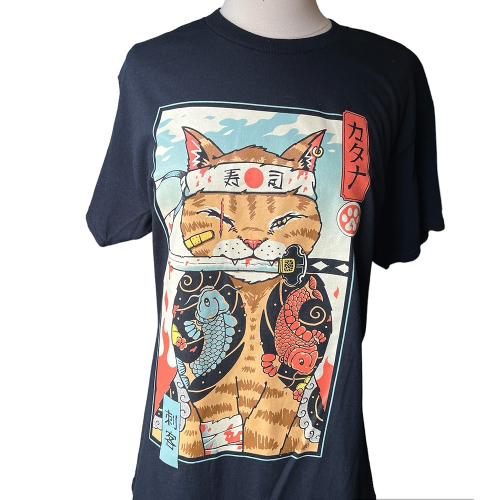 Threadup TShirt with cute Asian print